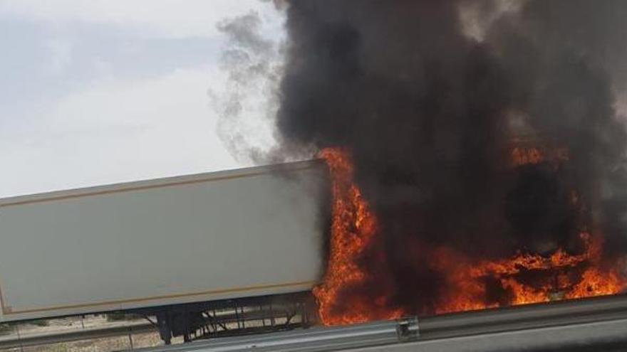 Fuego en el vehículo.