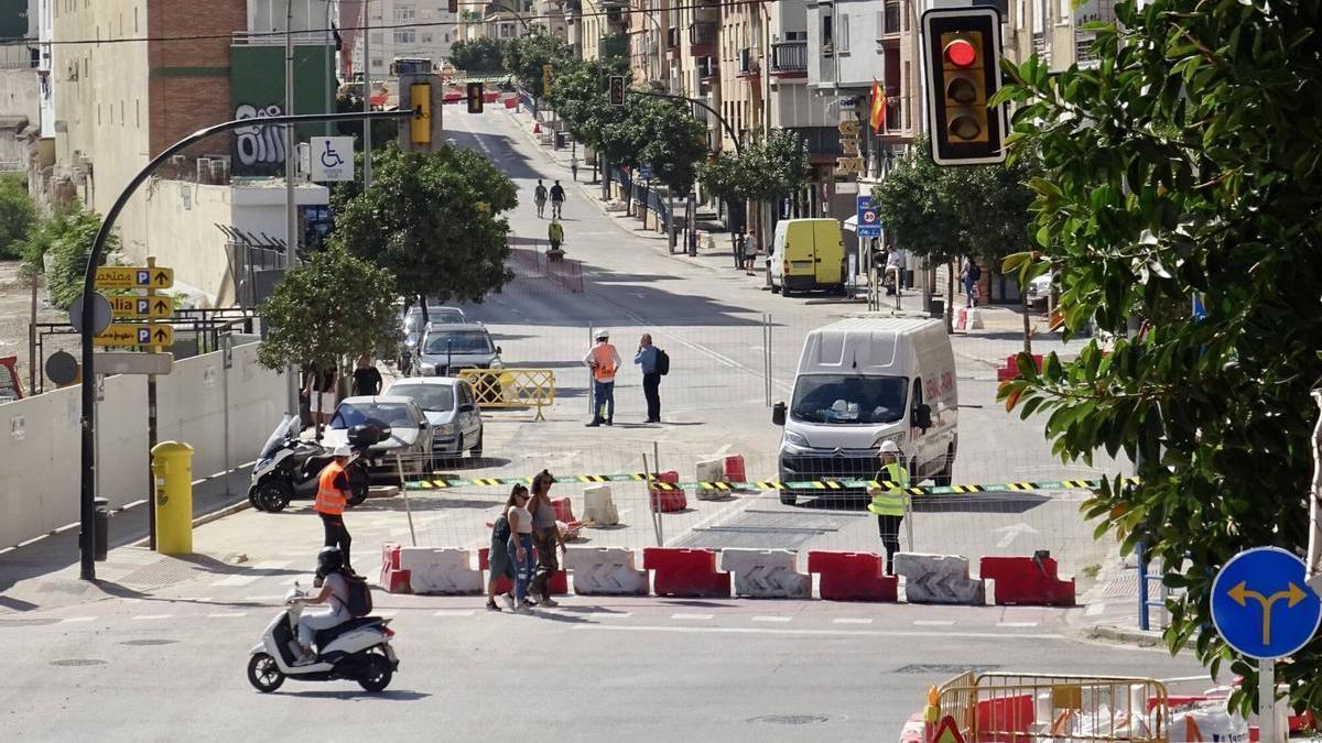 Las obras del metro de Málaga llegan a Blas de Lezo