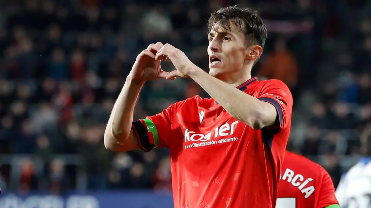 Budimir, el 'verdugo del Bar?a' al que se agarra Osasuna