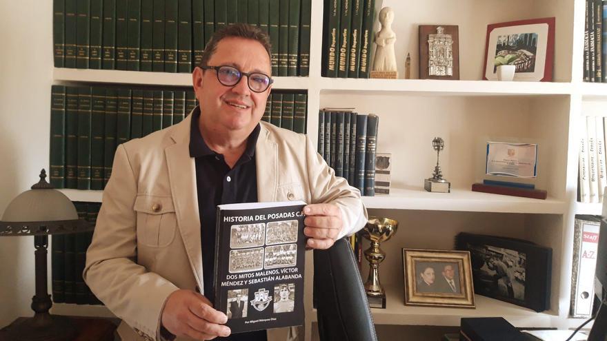 Miguel Márquez, autor del libro sobre la historia del Posadas CF.