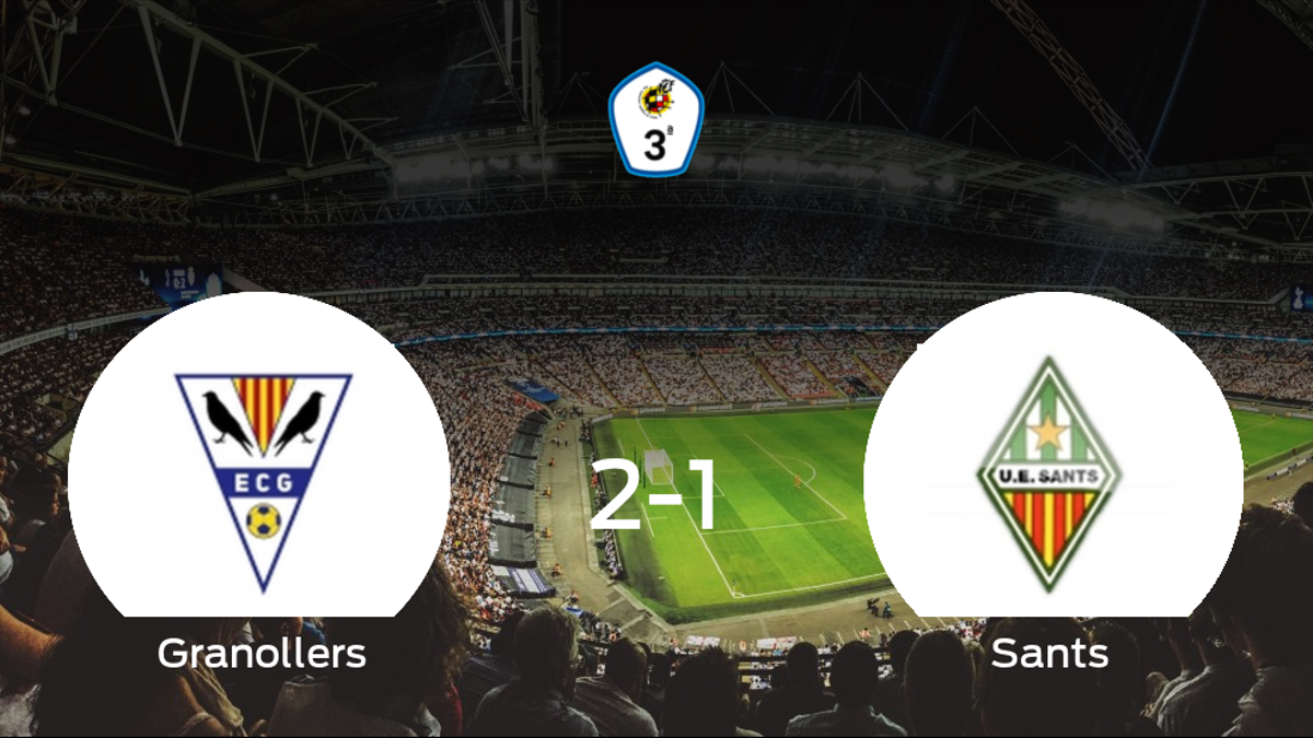 El EC Granollers se queda con la victoria frente al Sants (2-1)