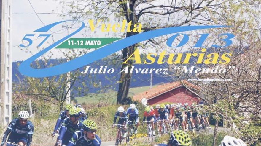 El cartel oficial de la próxima Vuelta Ciclista a Asturias.