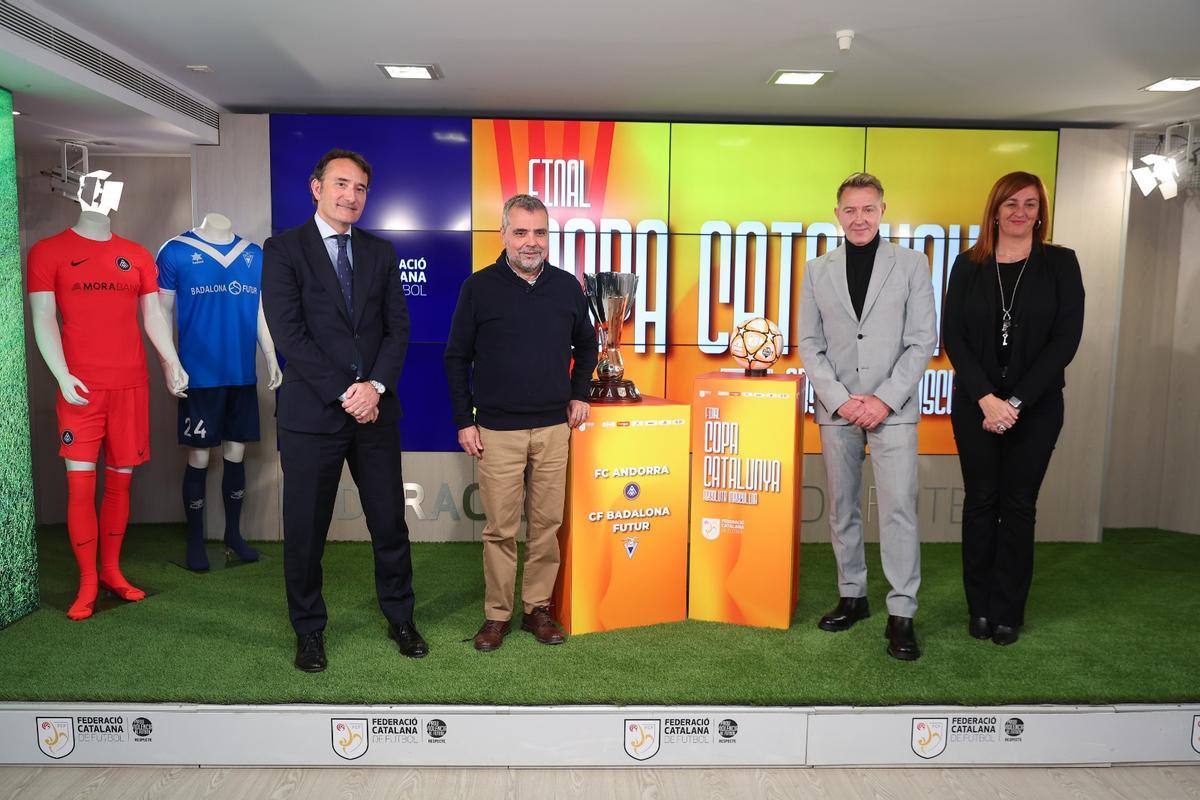 Presentada la final de la Copa Catalunya entre Andorra y Badalona Futur Presentada la final de la Copa Catalunya entre Andorra y Badalona Futur