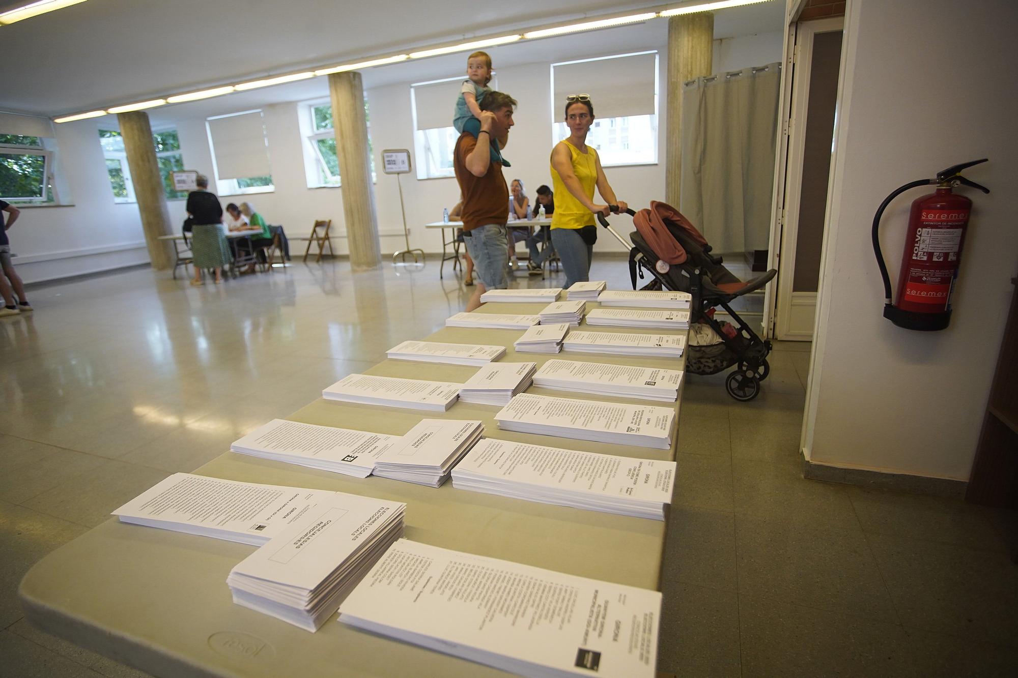 Jornada d'eleccions municipals a Girona