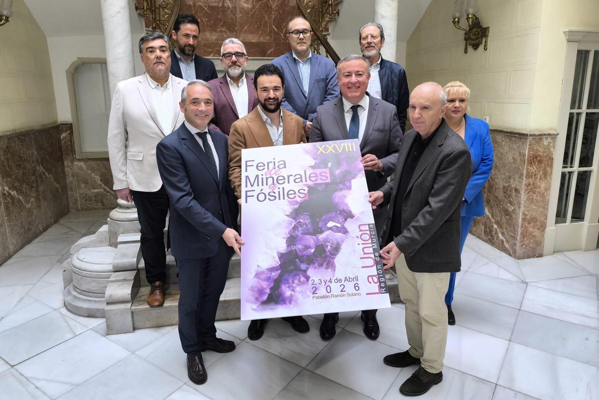 Presentación de la XXVIII Feria de Minerales y Fósiles de La Unión