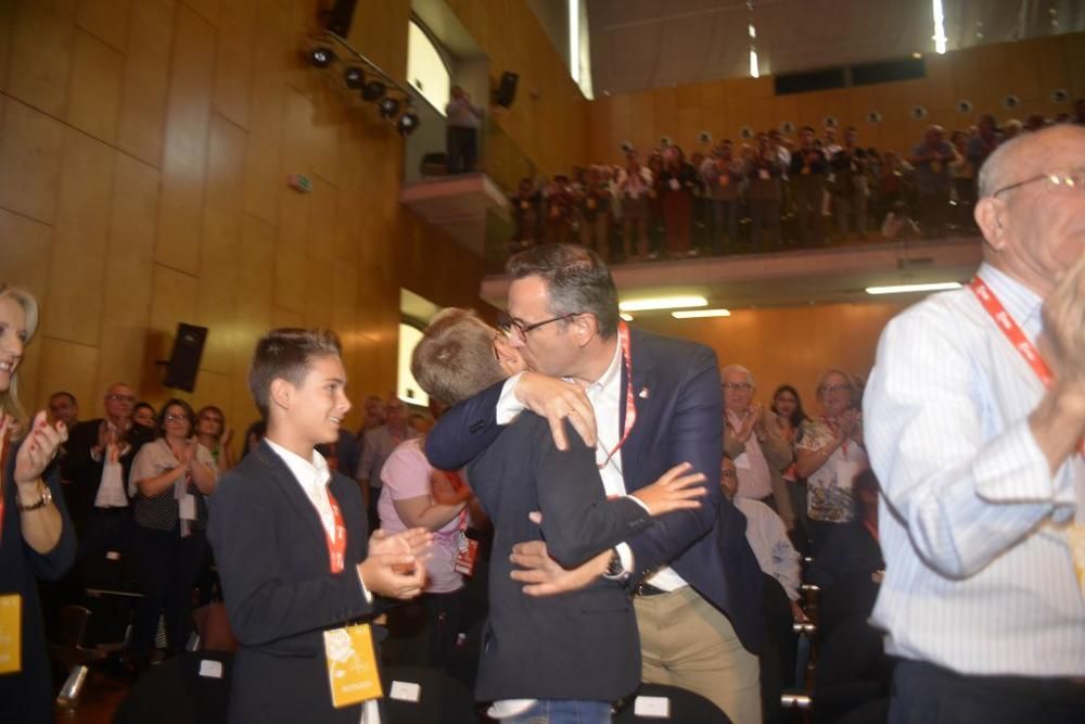 Clausura del congreso del PSRM en Cartagena