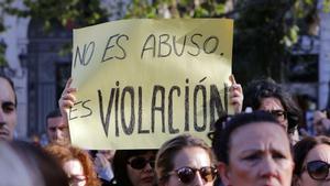 Una manifestación del 8M