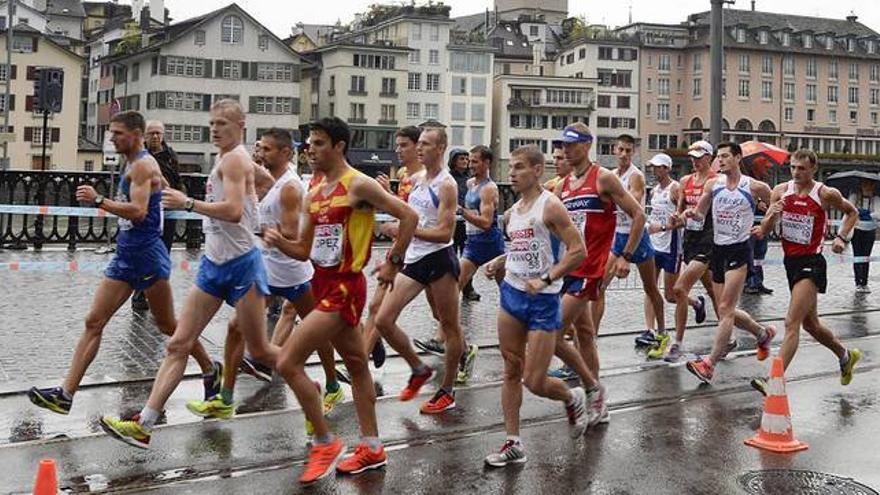 Miguel Ángel López, medalla de oro en los 20 kilómetros marcha