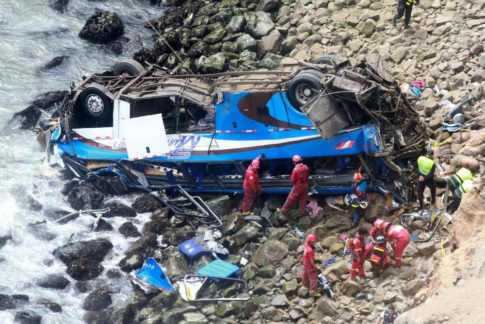 Accidente de autobús en Perú