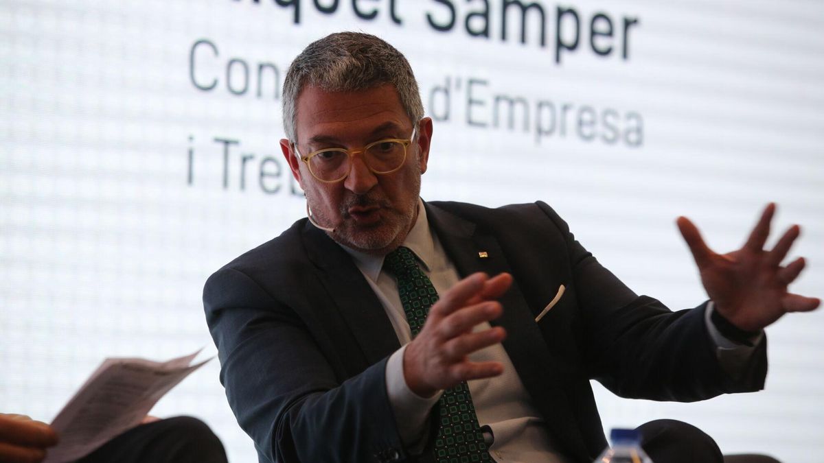 El conseller de Empresa i Treball, Miquel Sámper.