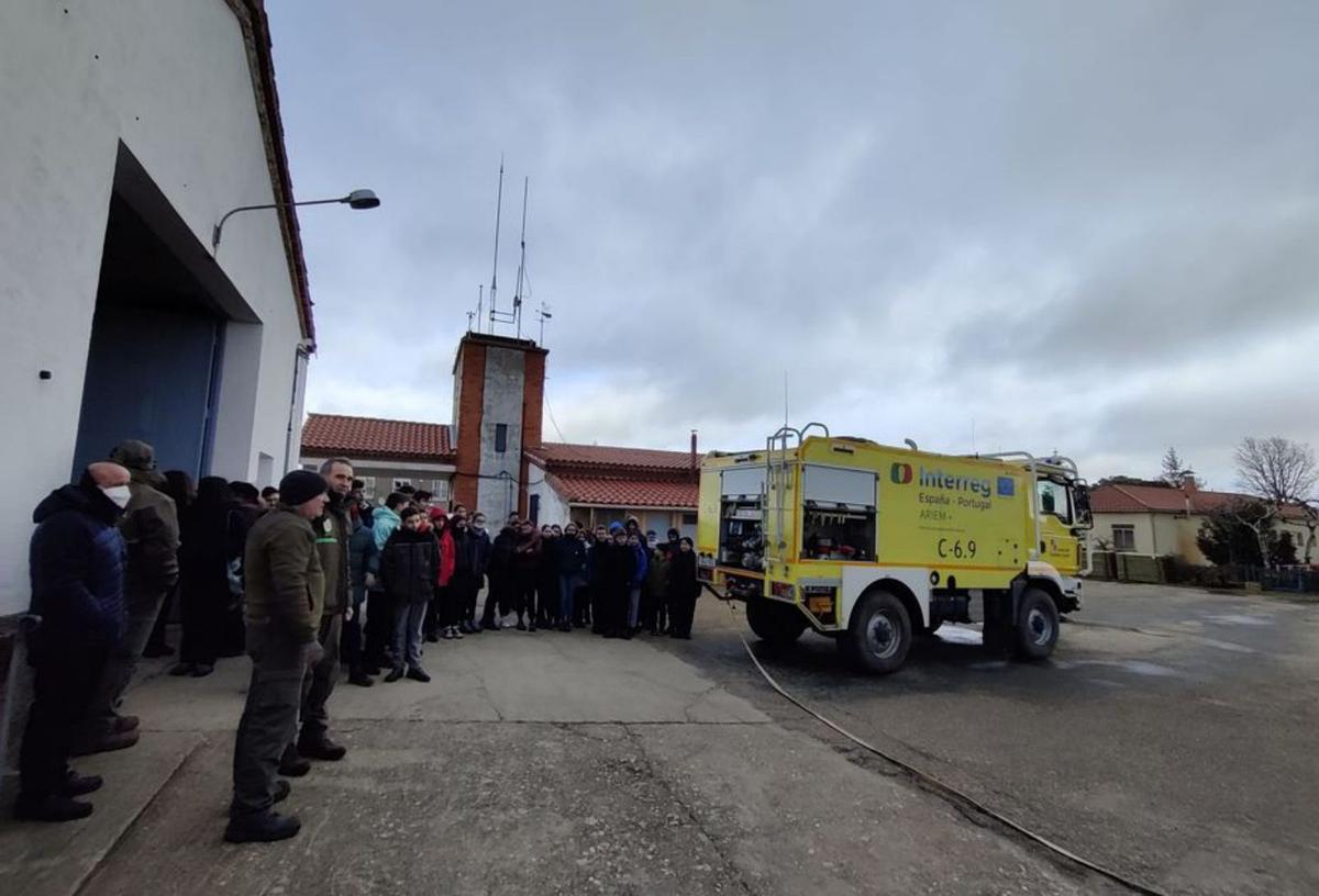 Visita al Centro Forestal Villardeciervos. | E. Fuente