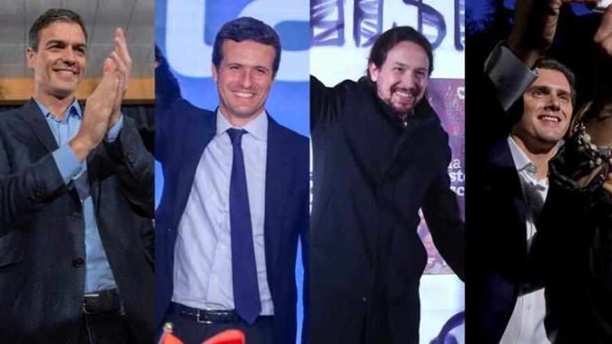 Los candidatos comienzan la carrera hacia La Moncloa