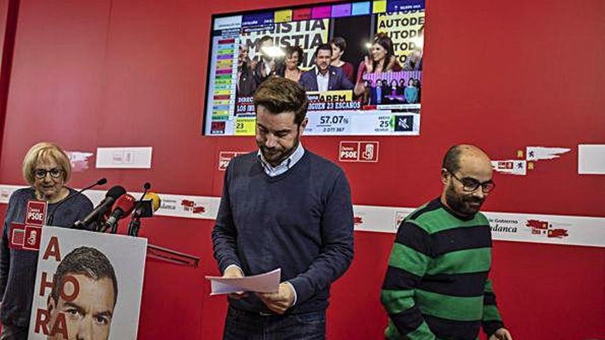 Antidio Fagúndez, tras comparecer para analizar los resultados electorales.