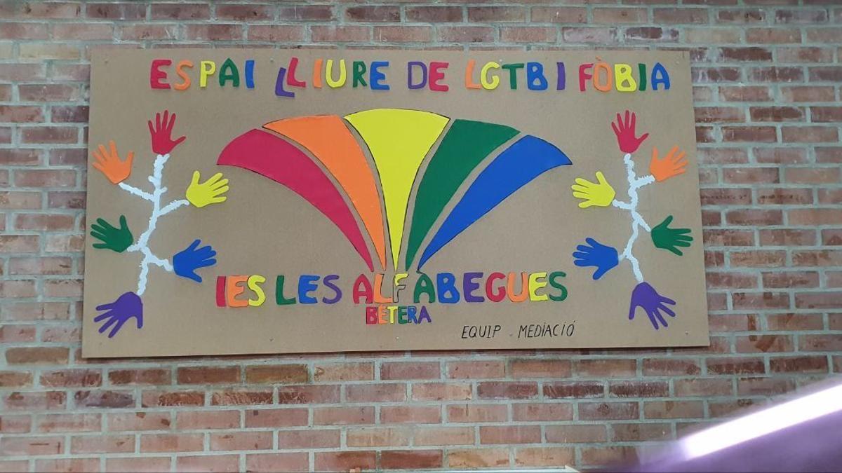 Cartel por un espacio libre de LGTBIfobia