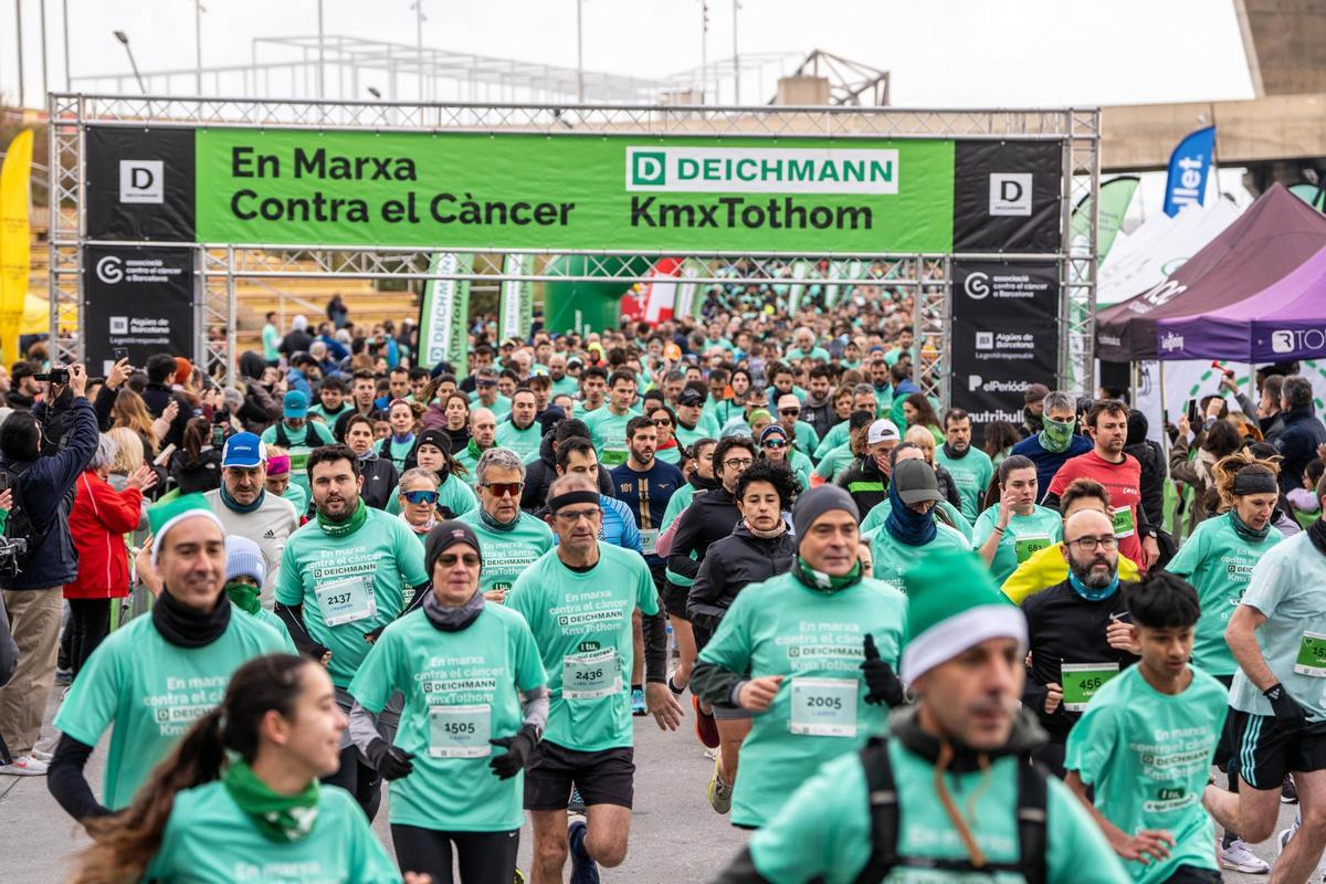 8a edición de la Cursa Solidària 'Barcelona en marxa contra el càncer'