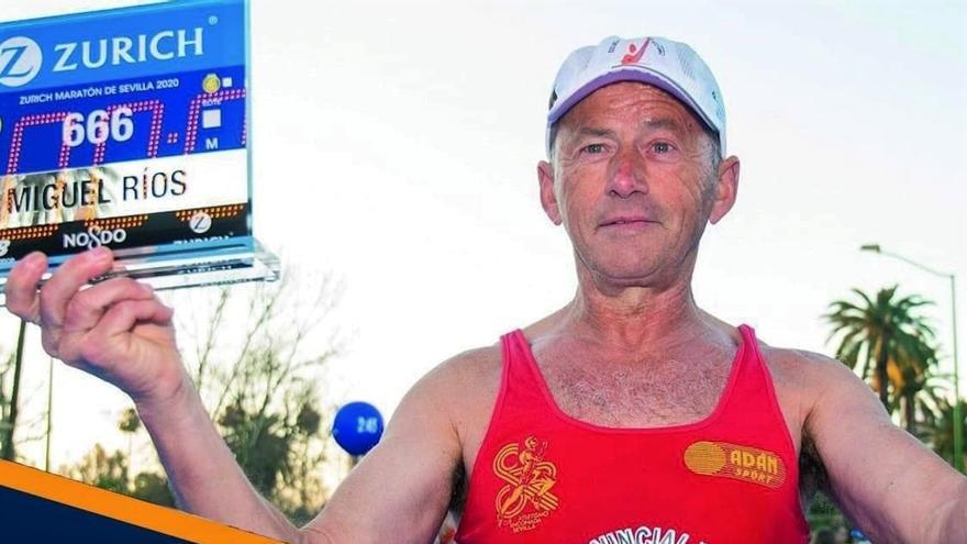 Miguel Ríos, leyenda del atletismo, tiene su plaza en Puente Genil