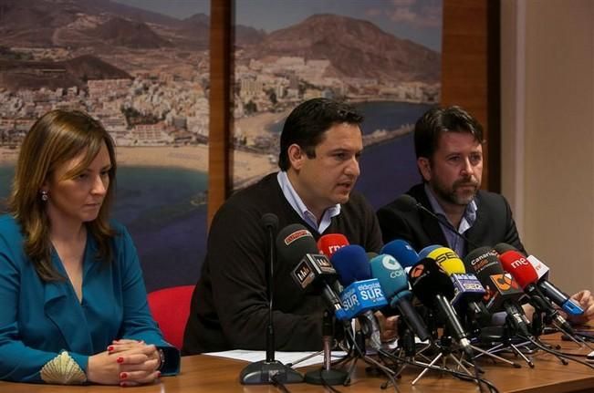 Derrumbe de un edificio de viviendas en Los Cristianos