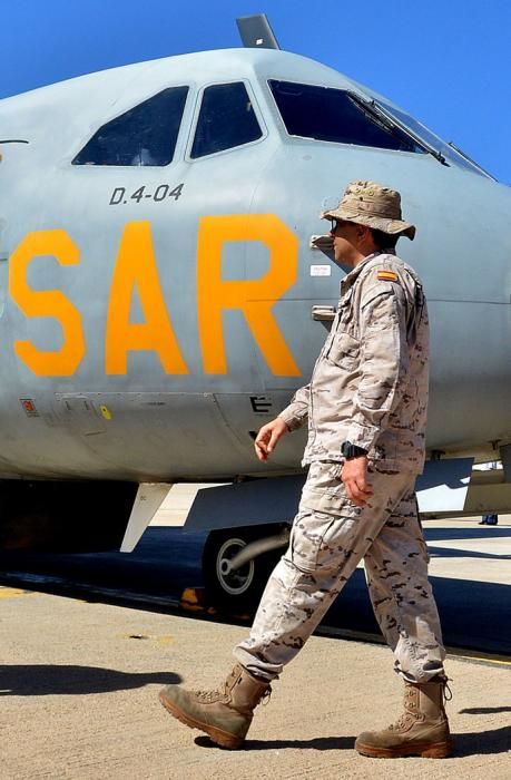 06/03/2019 BASE AEREA DE GANDO, TELDE. Acto de despedida del personal de 11º Contingente del Destacamento Grappa. (SAR). SANTI BLANCO