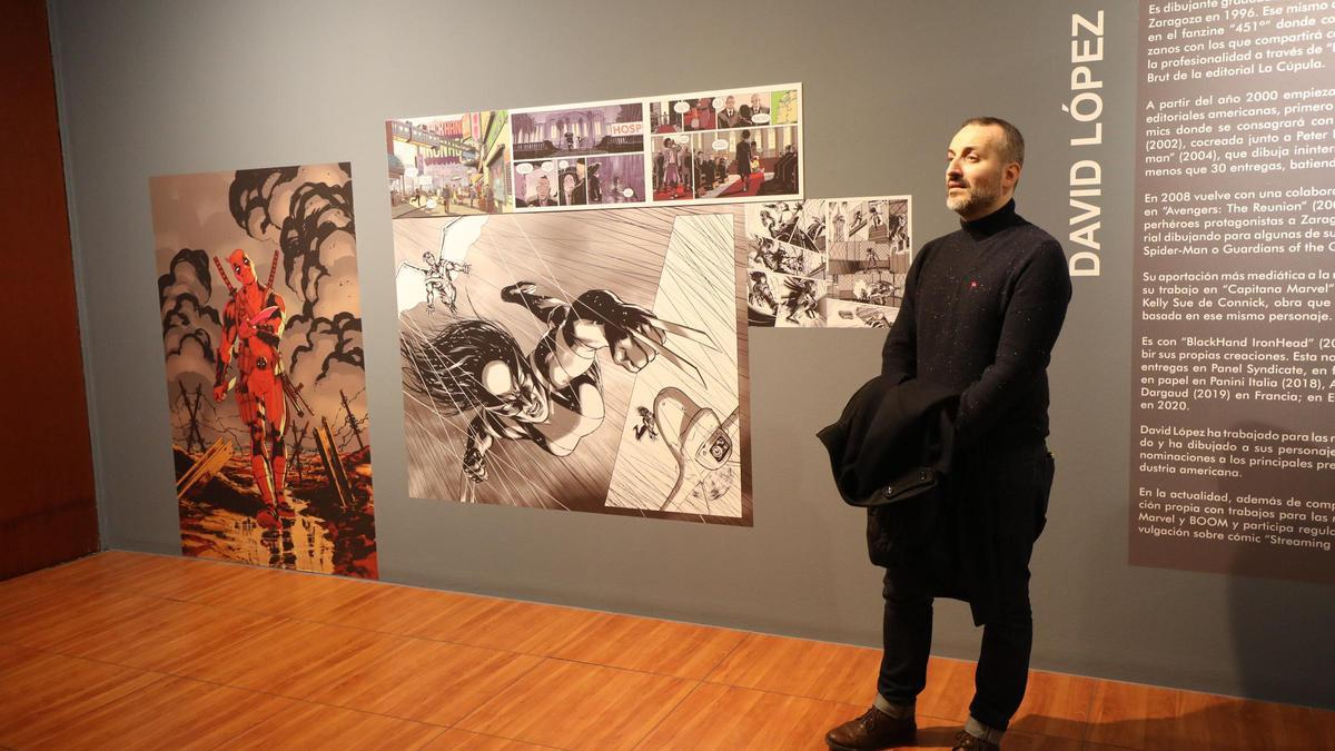 David López es uno de los grandes favoritos en esta edición de los Premios del cómic aragonés.