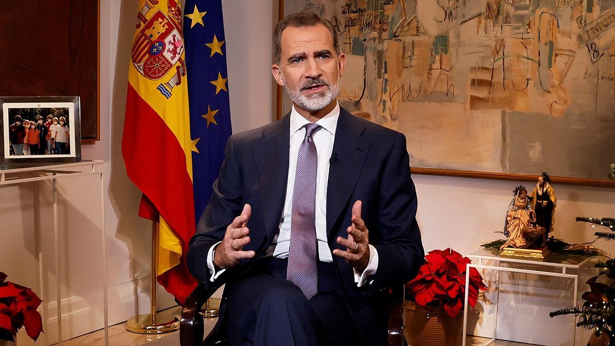 Felipe VI, en su mensaje de Navidad.