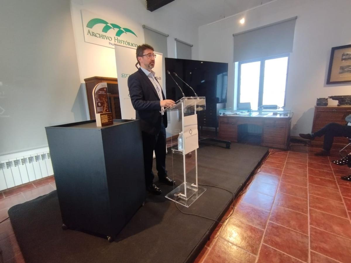 Enrique Fernández, durante su intervención.