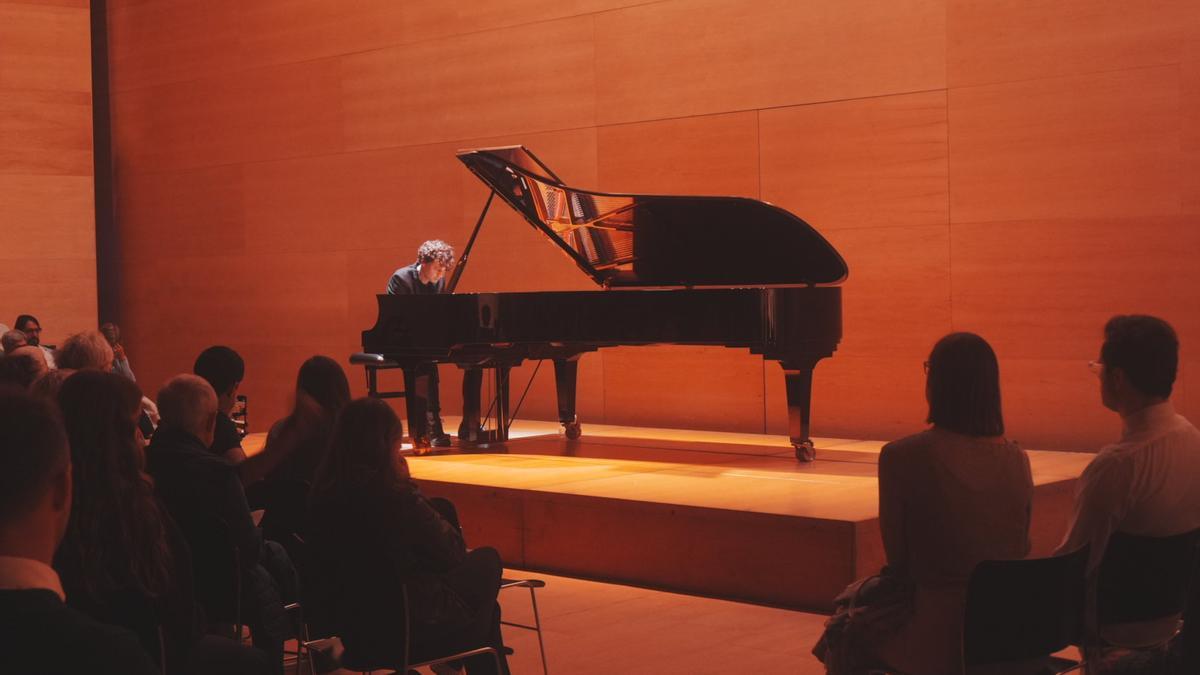 Un moment del concert, diumenge a l'Auditori de Girona.