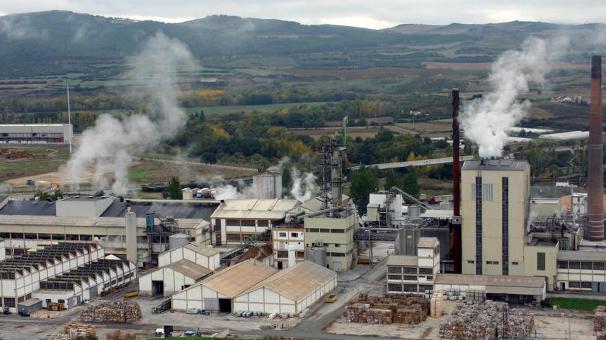 Polígono industrial en Navarra.