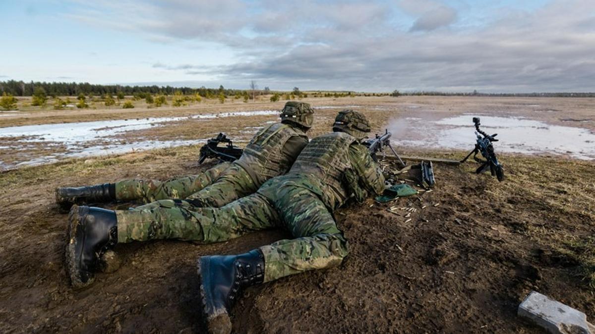 Soldados de la OTAN en unas maniobras