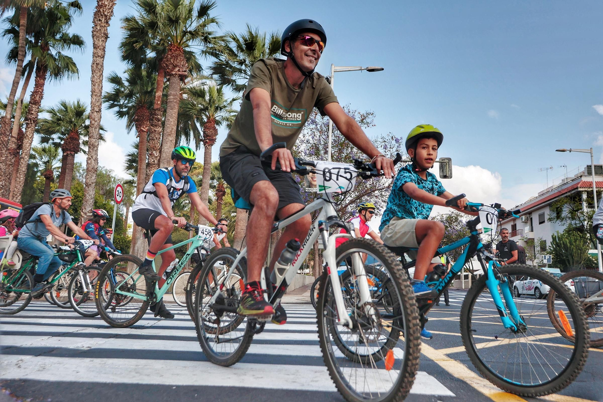 Fiesta de la bicicleta en Santa Cruz de Tenerife