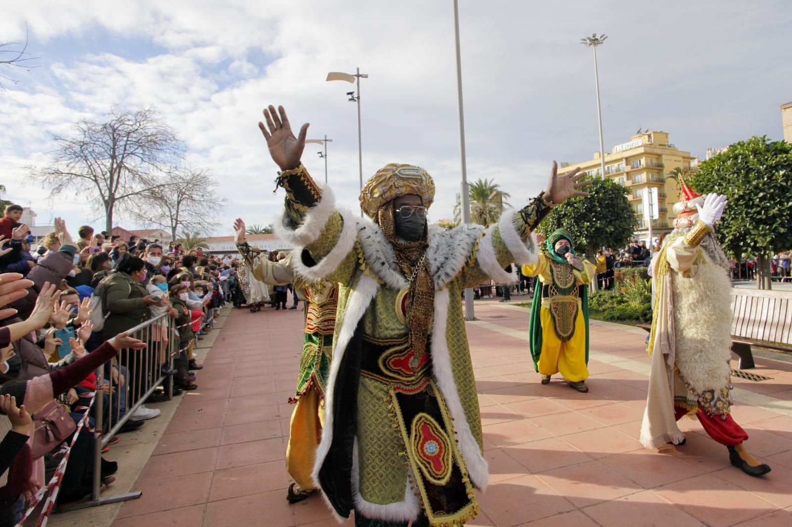 Llegada de los Reyes al puerto de Castelló