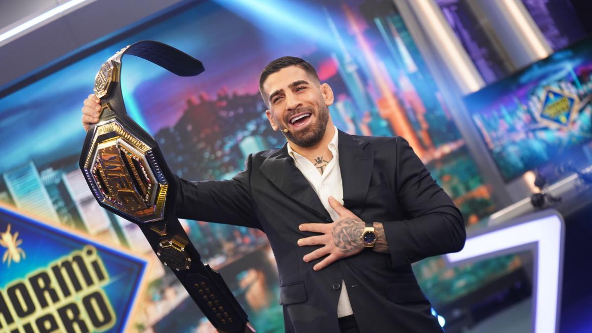 Topuria visitó 'El Hormiguero'