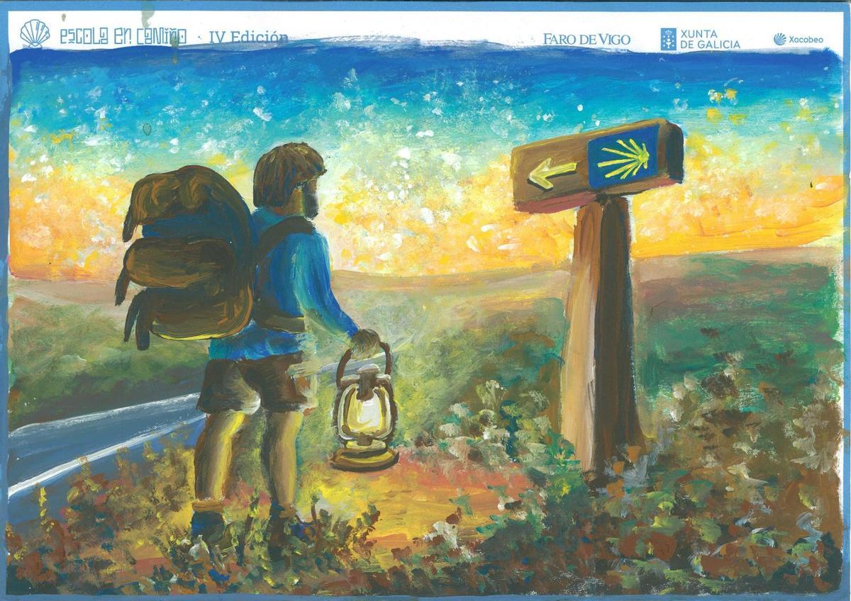 ‘El Camino bajo la noche’, Teo Iglesias Bujía.