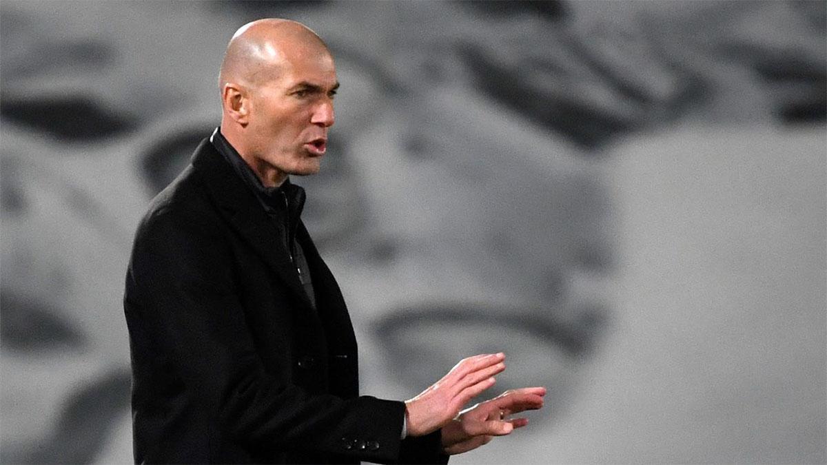 Zinedine Zidane, técnico del Real Madrid