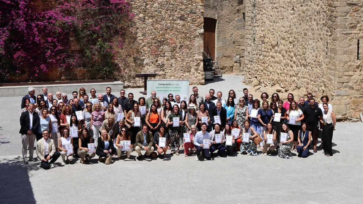 86 empreses i entitats de les comarques gironines reben la certificació Biosphere de sostenibilitat de la Cambra de Comerç de Palamós i de la Cambra de Comerç de Girona