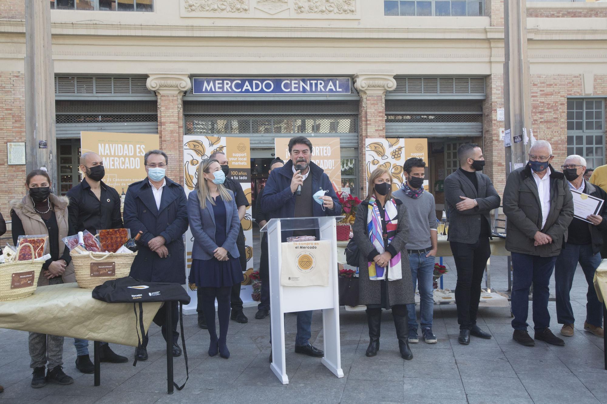 Brindis de Navidad de los mercados municipales