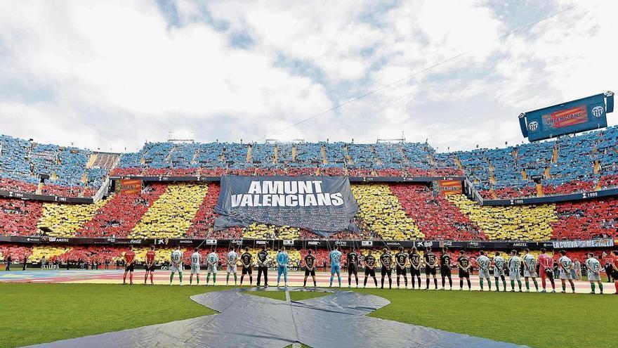 Mestalla celebra su partido 1500 en Primera División
