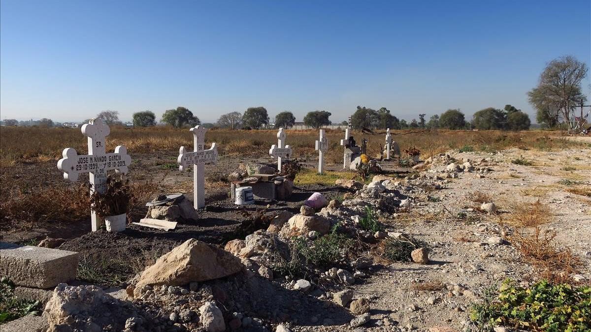 Zona donde se produjo la explosión en Tlahuelilpan, en México.