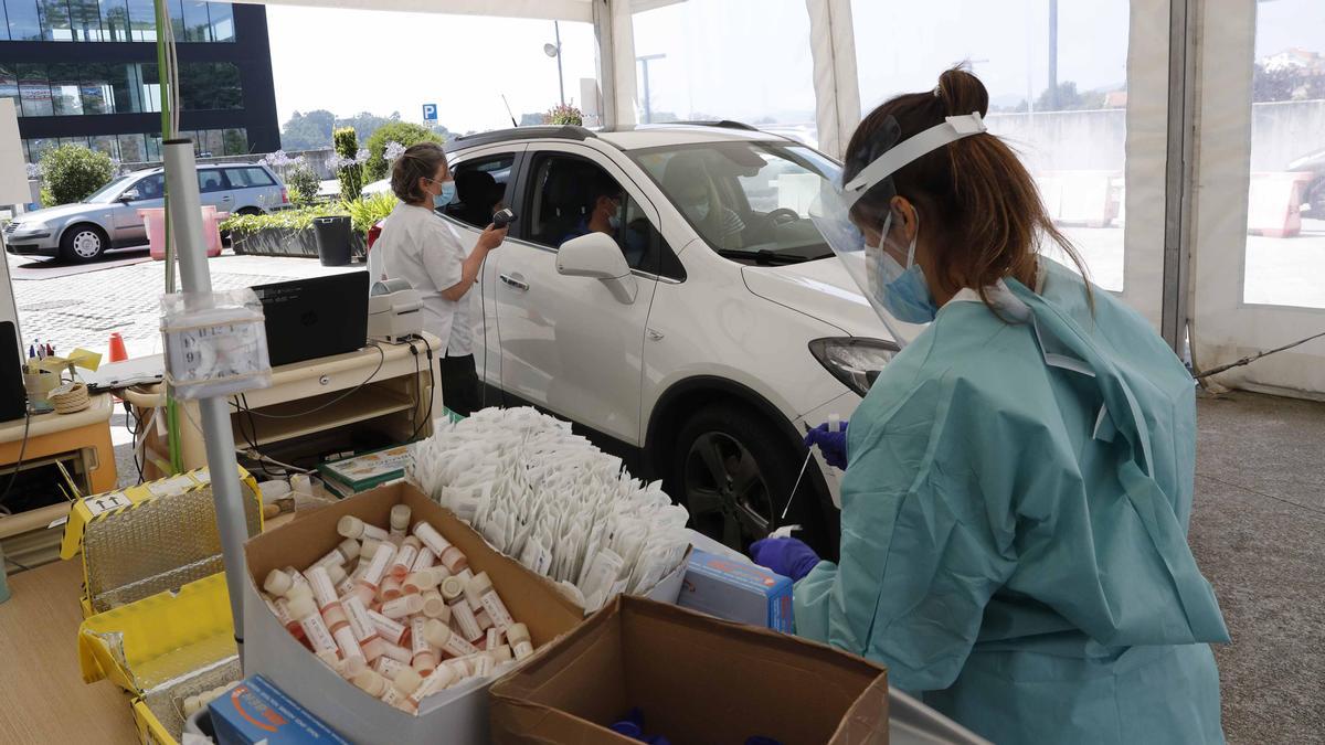 COVID-AUTO en el Hospital Álvaro Cunqueiro de Vigo.