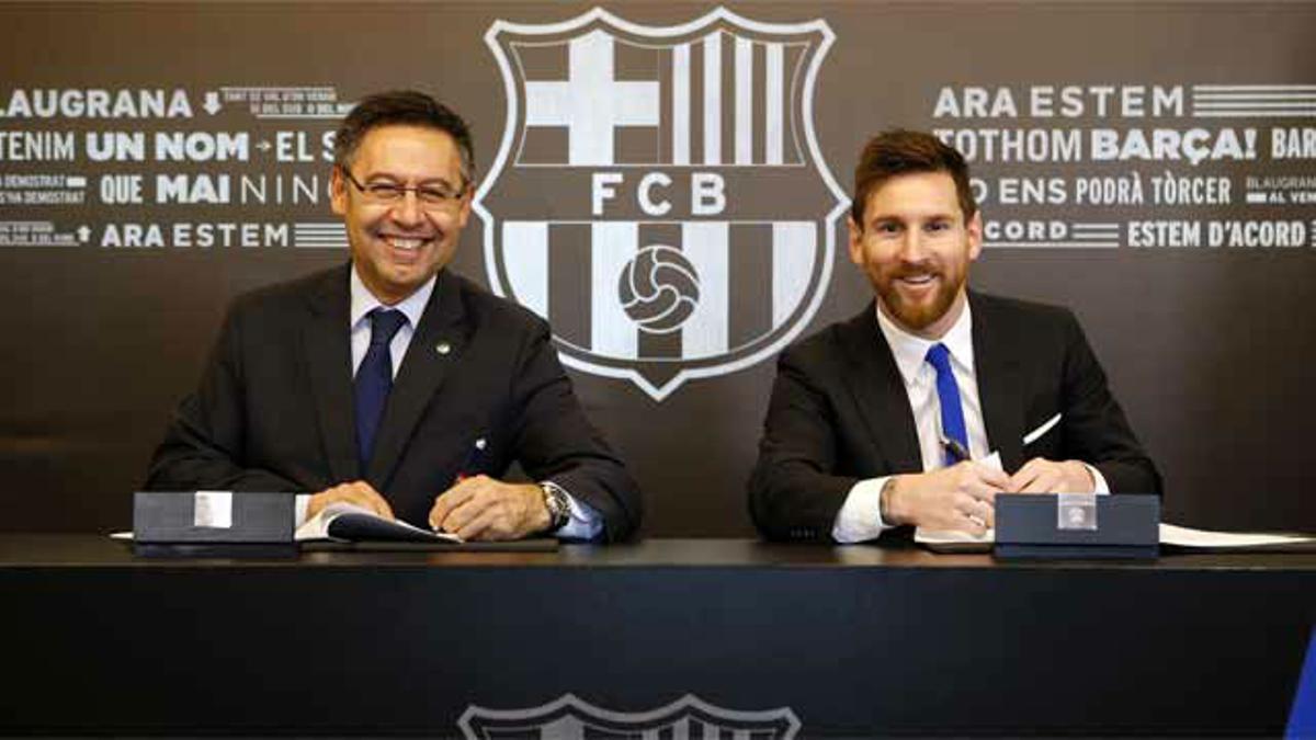 Bartomeu: "Habrá otra renovación de Messi"