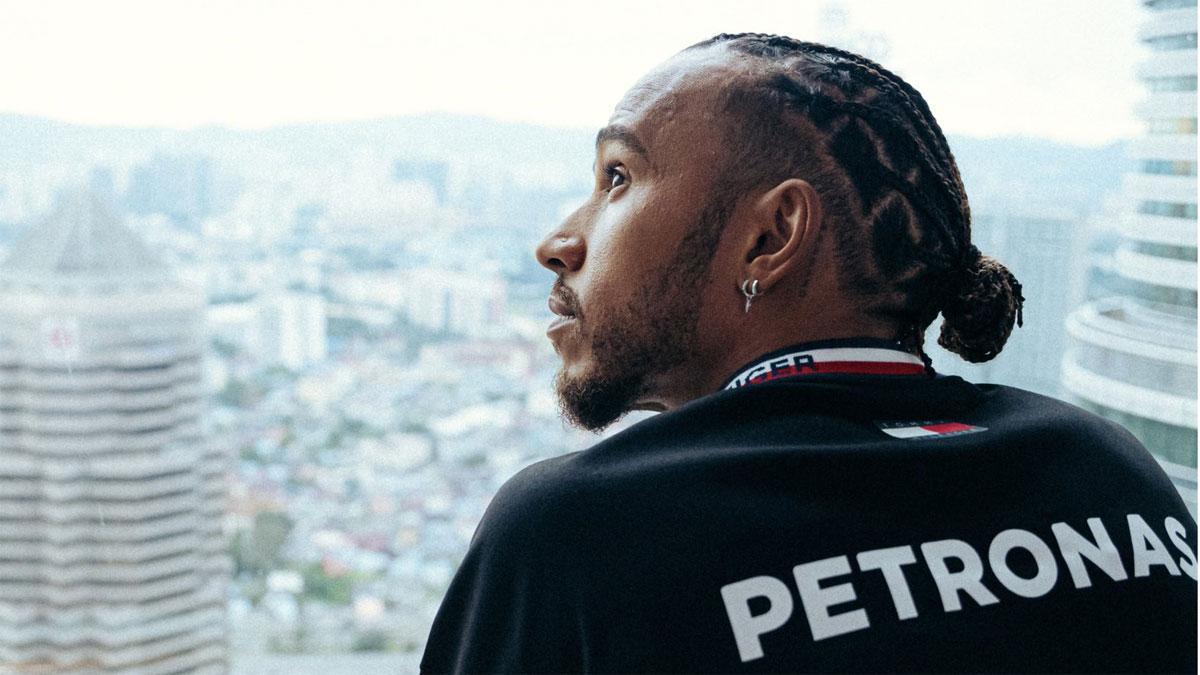 Lewis Hamilton, en su hotel de Singapur