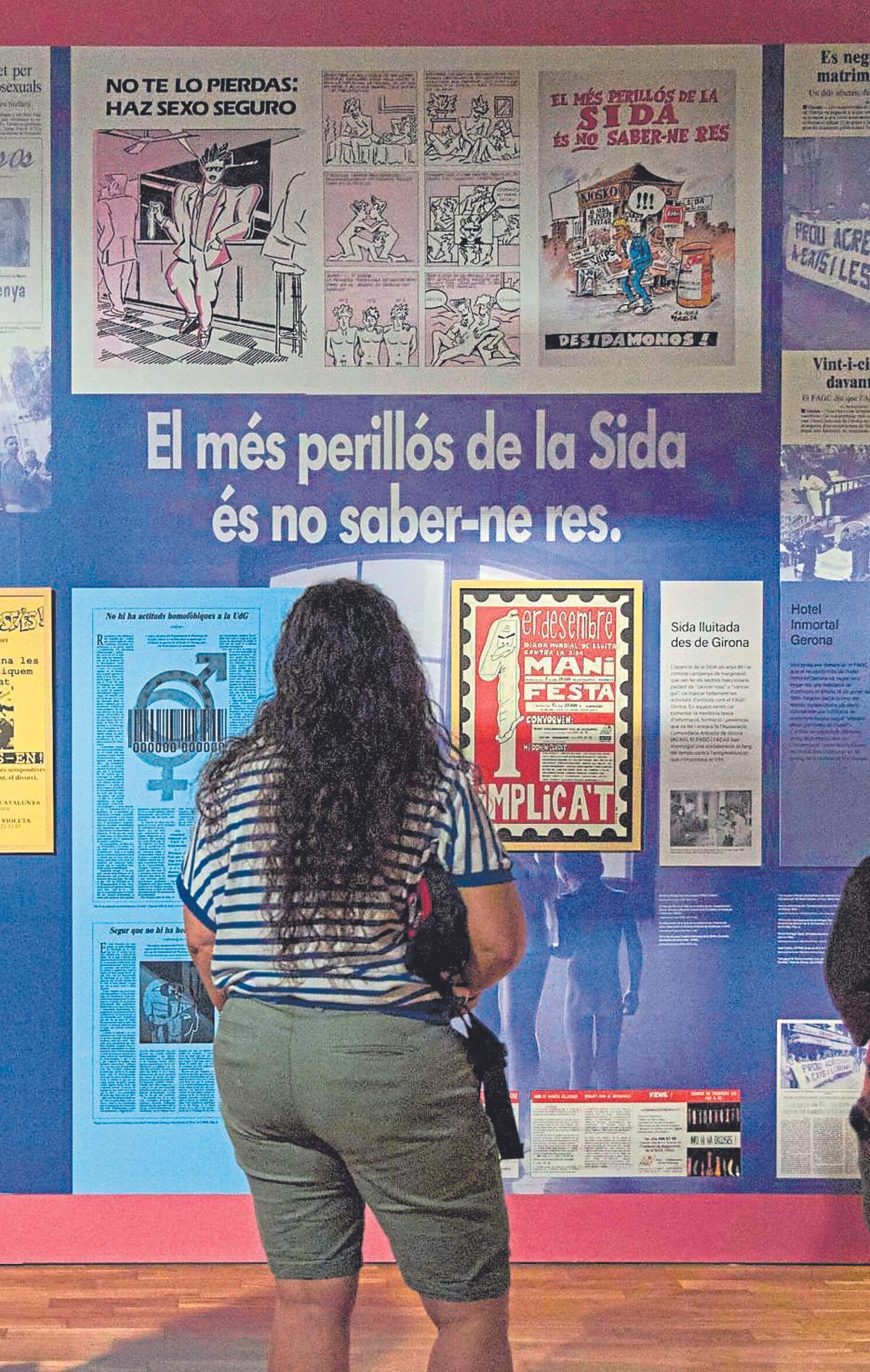 Un dels plafons de l'exposició.