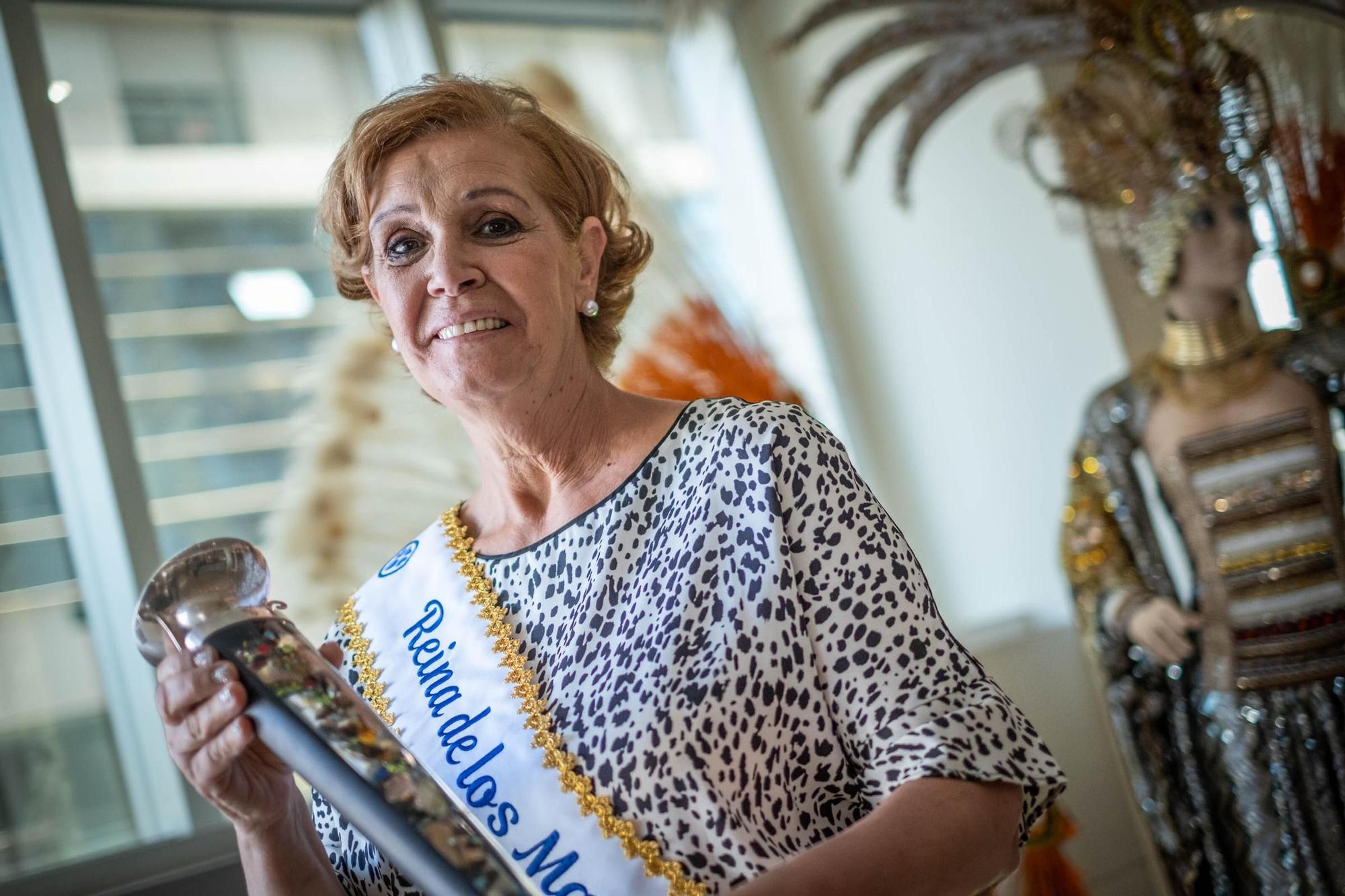 María Isabel García, reina del Carnaval de los Mayores de Tenerife