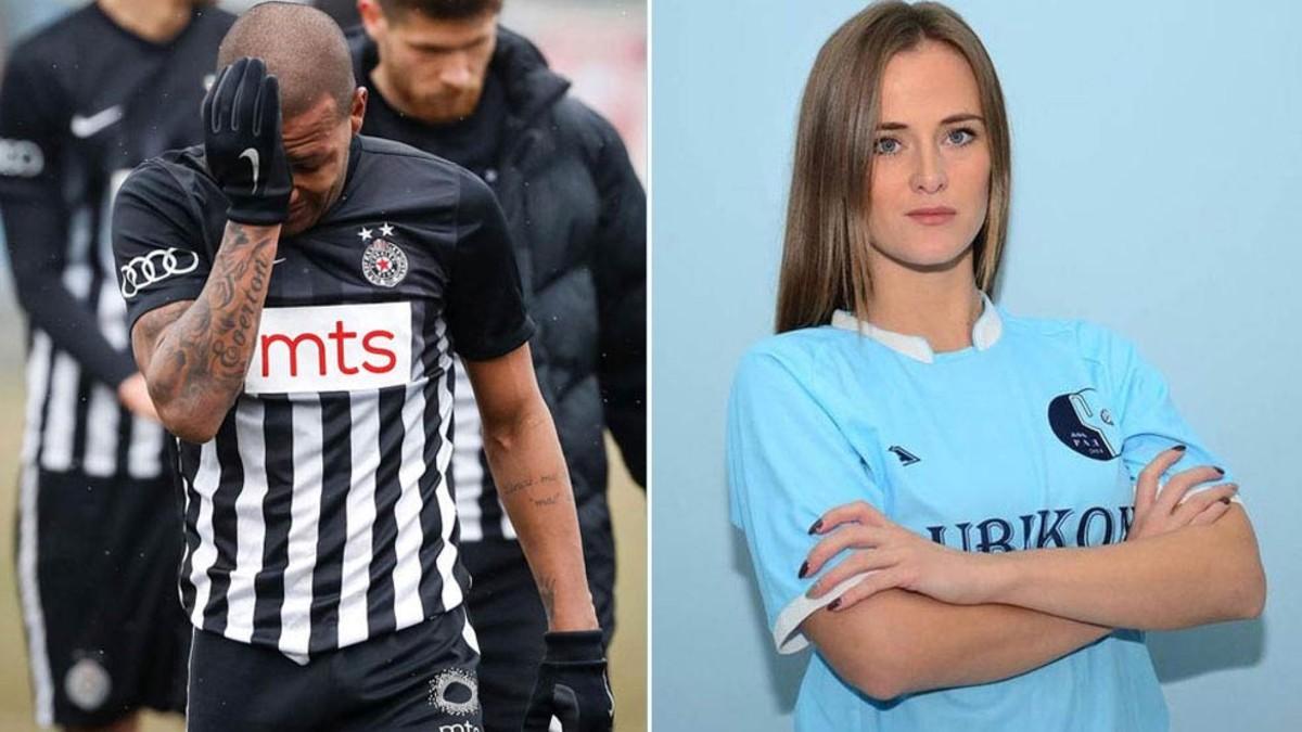 Jelena Polic atacó a Everton Luiz por su reacción tras recibir insultos racistas