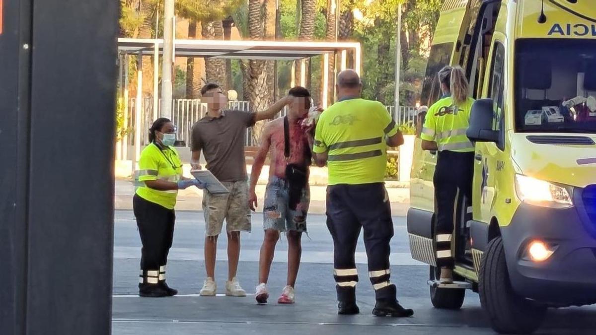 Sucesos Murcia | Acuchillan en la cara a un joven en una riña en la zona de Atalayas en Murcia