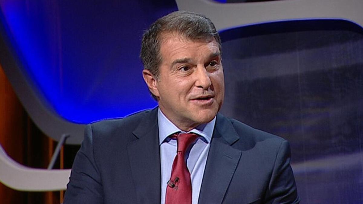 Joan Laporta, en el programa 'Efectivament'.