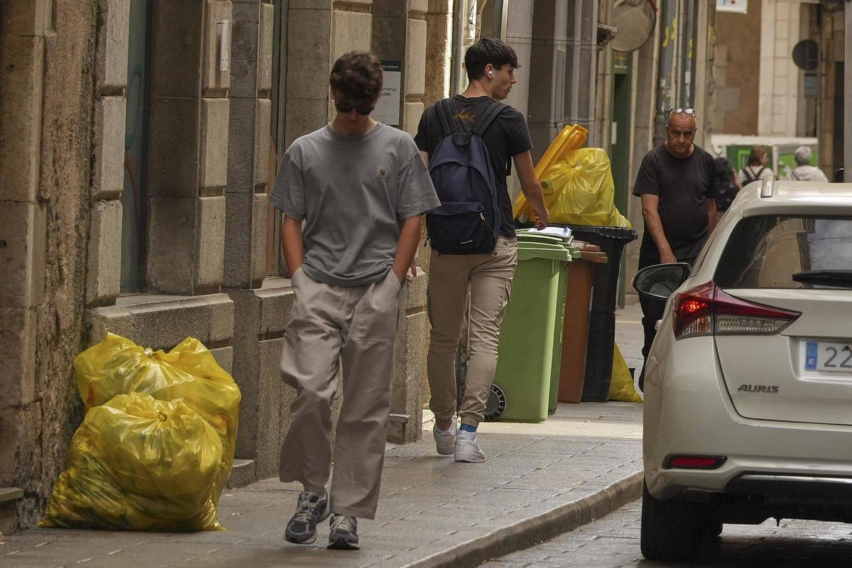 Les imatges dels efectes de la vaga d'escombriaires a la ciutat de Girona