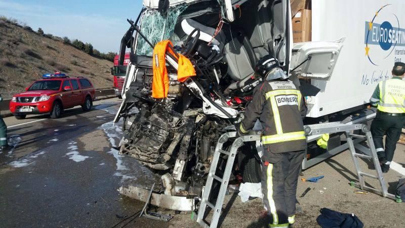 Accidente de tráfico en Paniza