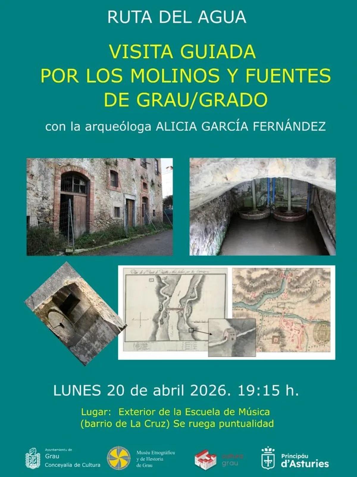 Cartel promocional de la actividad de este lunes.