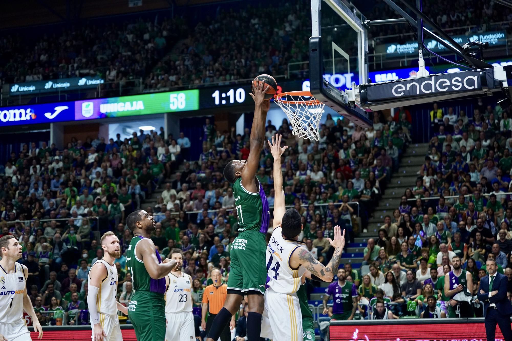 Unicaja - Real Madrid en la jornada 25 de la Liga Endesa.