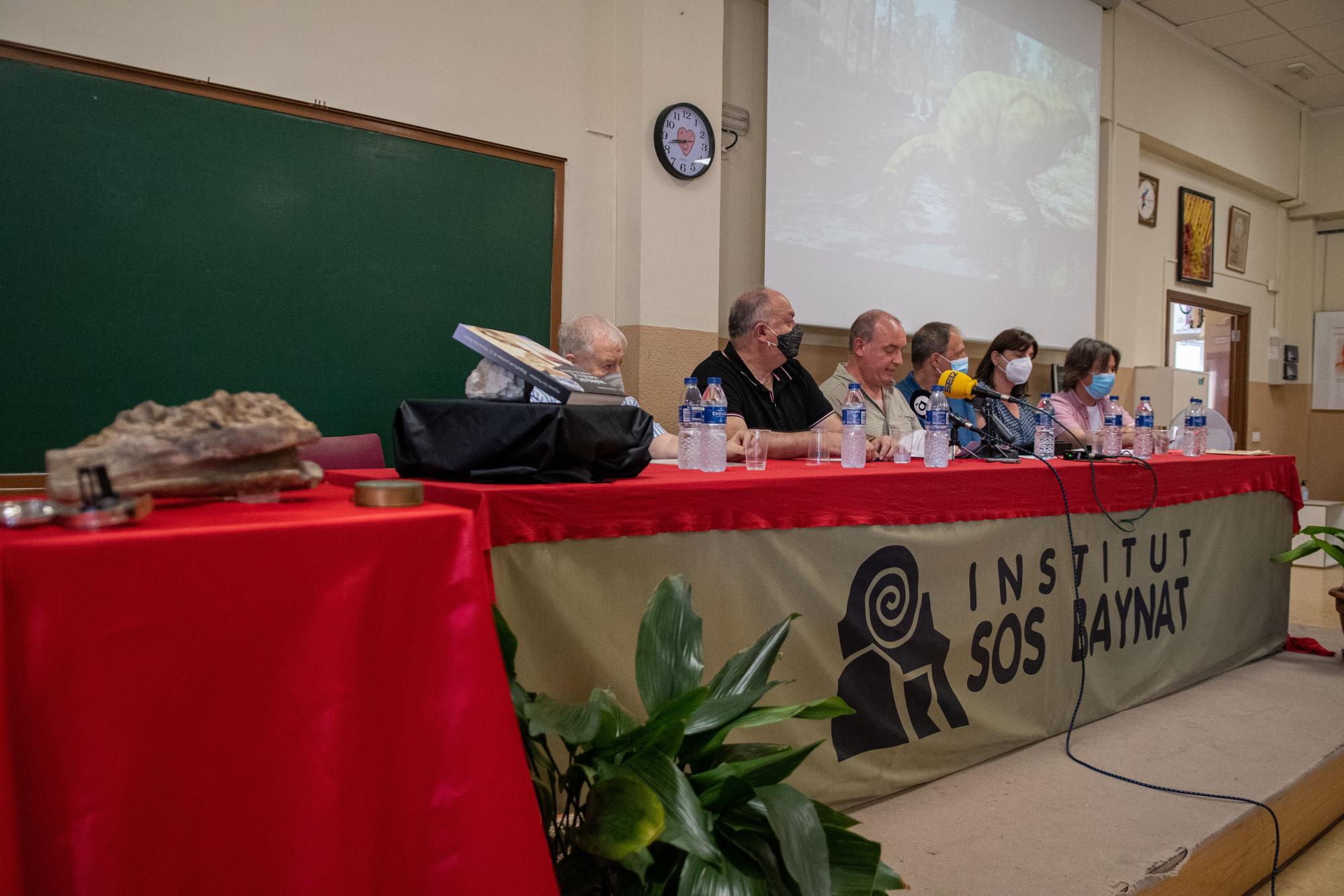 Presentación de una nueva especie de dinosaurio localizada en el término municipal de Portell. ANDREU ESTEBAN